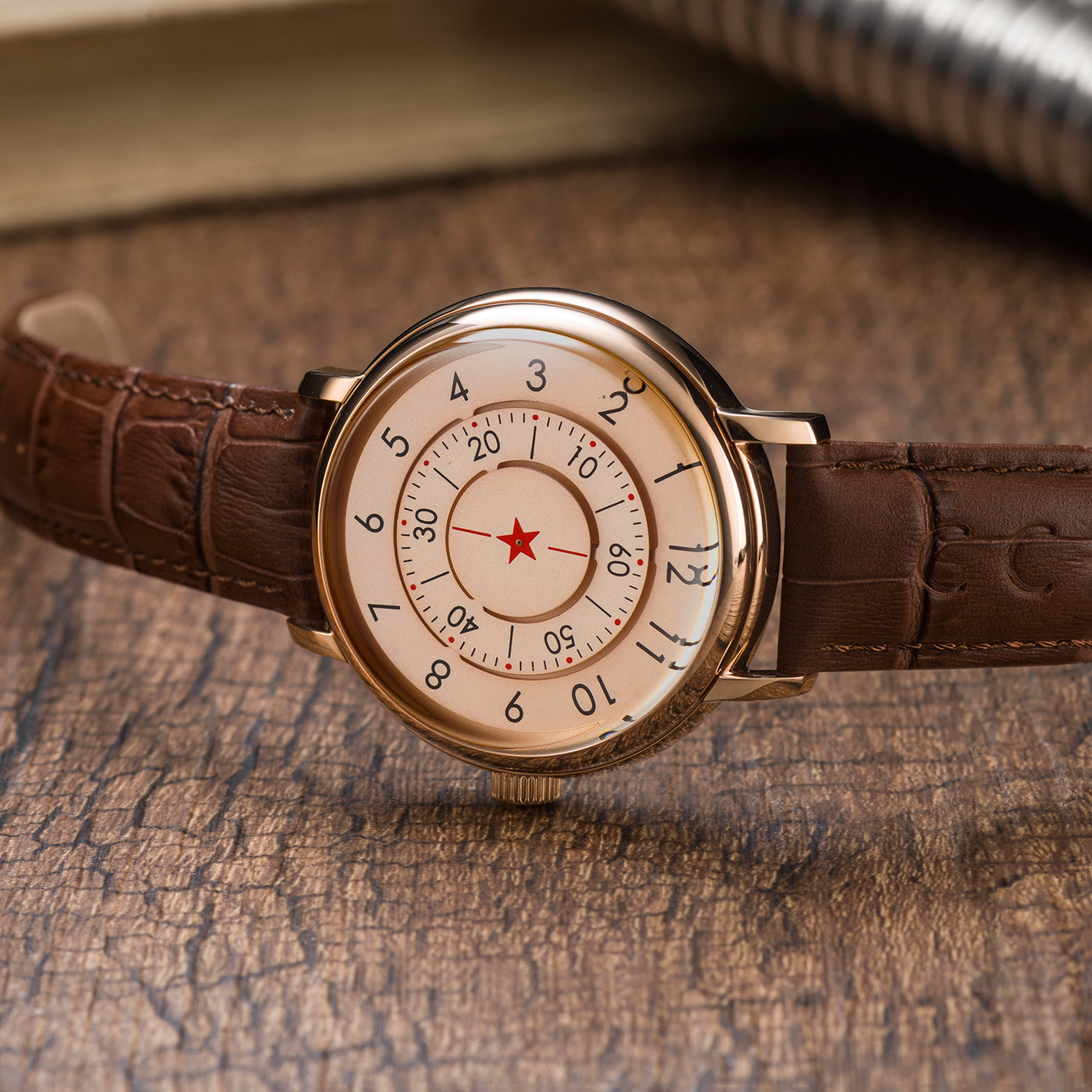 Rose Gold / Brown