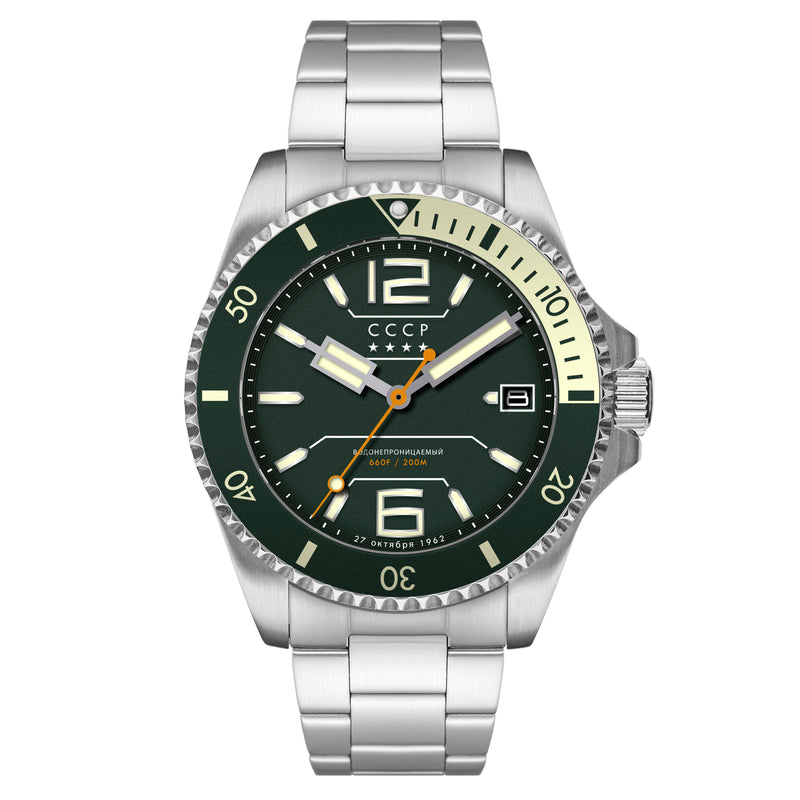 Green / Steel